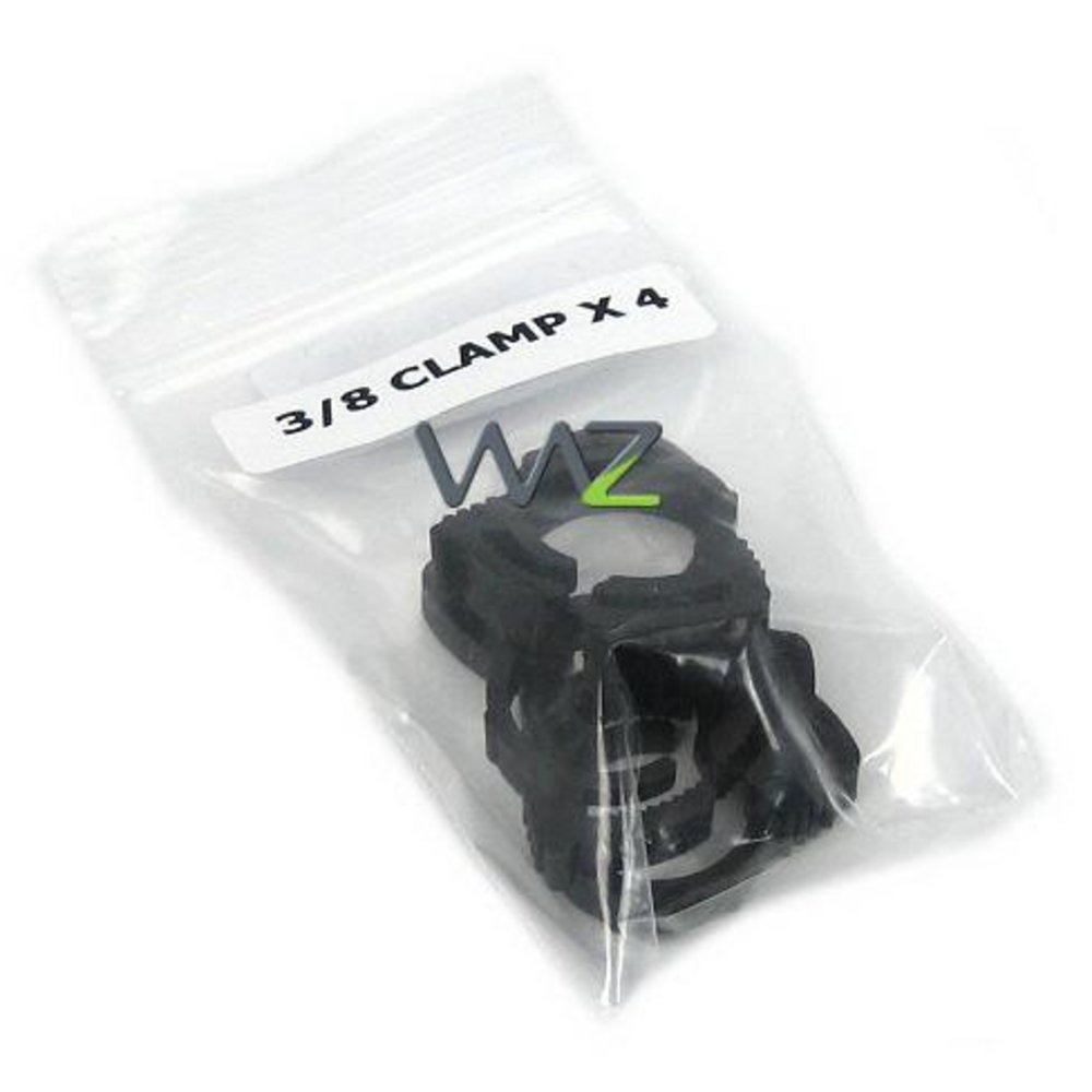 Clip de Nylon (Clamp) Swiftech p/ tubulação de 3/8pol (4 unidades