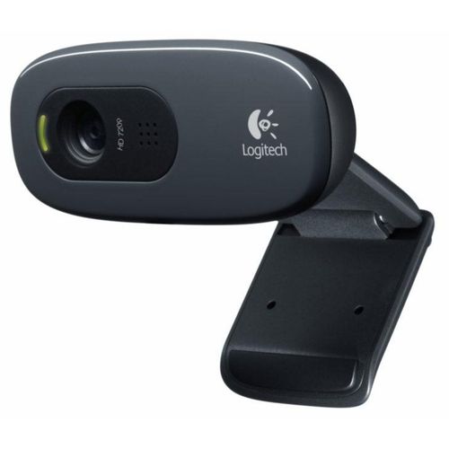 Webcam - USB 2.0 - Logitech C270 HD - Cinza/Preta - 960-000947 / 960-000964 / 960-000694