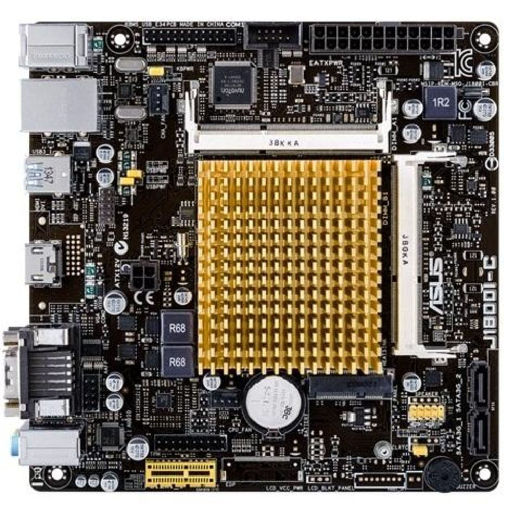 Placa mãe BGA1170 - Asus J1800I-C (Mini ITX) - waz