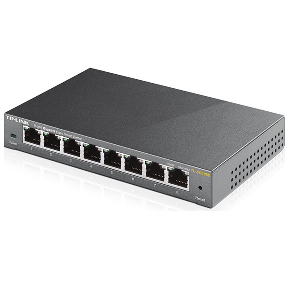 Switch 8 Portas Gigabit TPLink Grafite TLSG108E waz