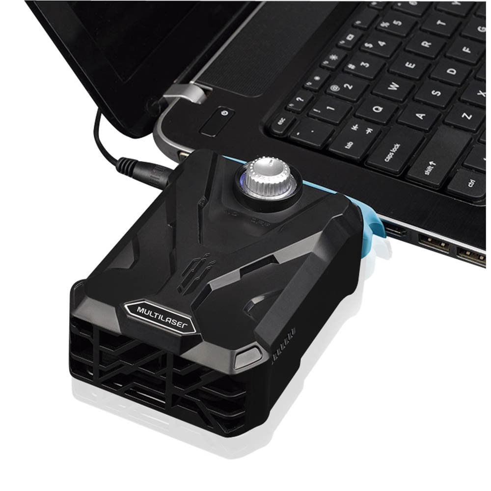 Cooler P/ Notebook - Multilaser Gamer - AC268 - Waz