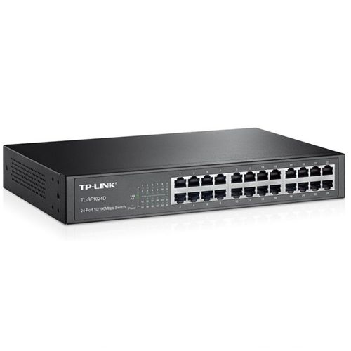 Switch 24 Portas - 10/100 - TP-Link - Grafite - TL-SF1024D