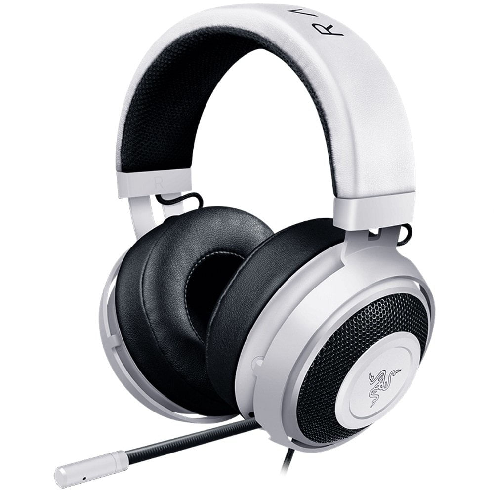 Fone de Ouvido (c/ mic) 3,5mm Razer Kraken PRO V2 Headset Branco