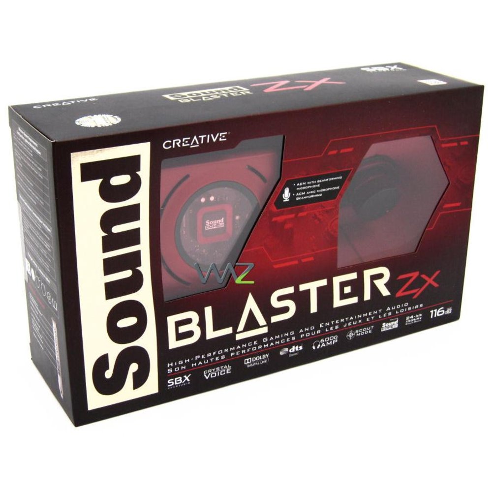 Placa De Som - PCI-E - Creative Sound Blaster ZX - SB1506 ...