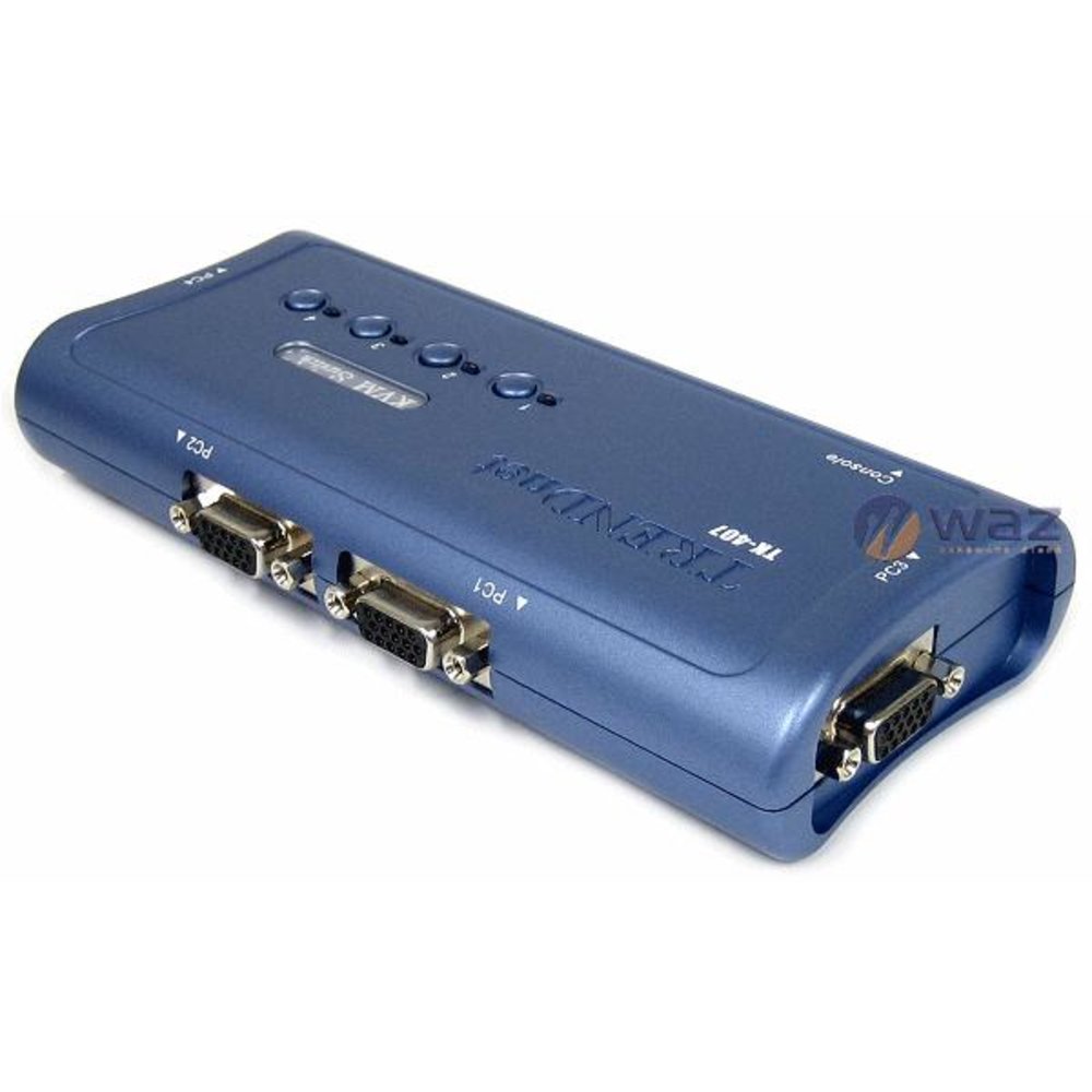 Switch KVM TRENDnet TK-407-K 4 Ports, Occasion Fonctionnel