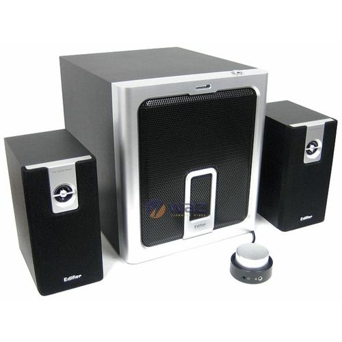 Caixa de Som - 2.1 - Edifier M3400 - Preta/Prata - waz