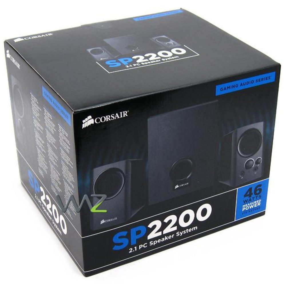 Caixa de Som - 2.1 - Corsair Gaming Audio Series SP2200 - Preta - CA ...