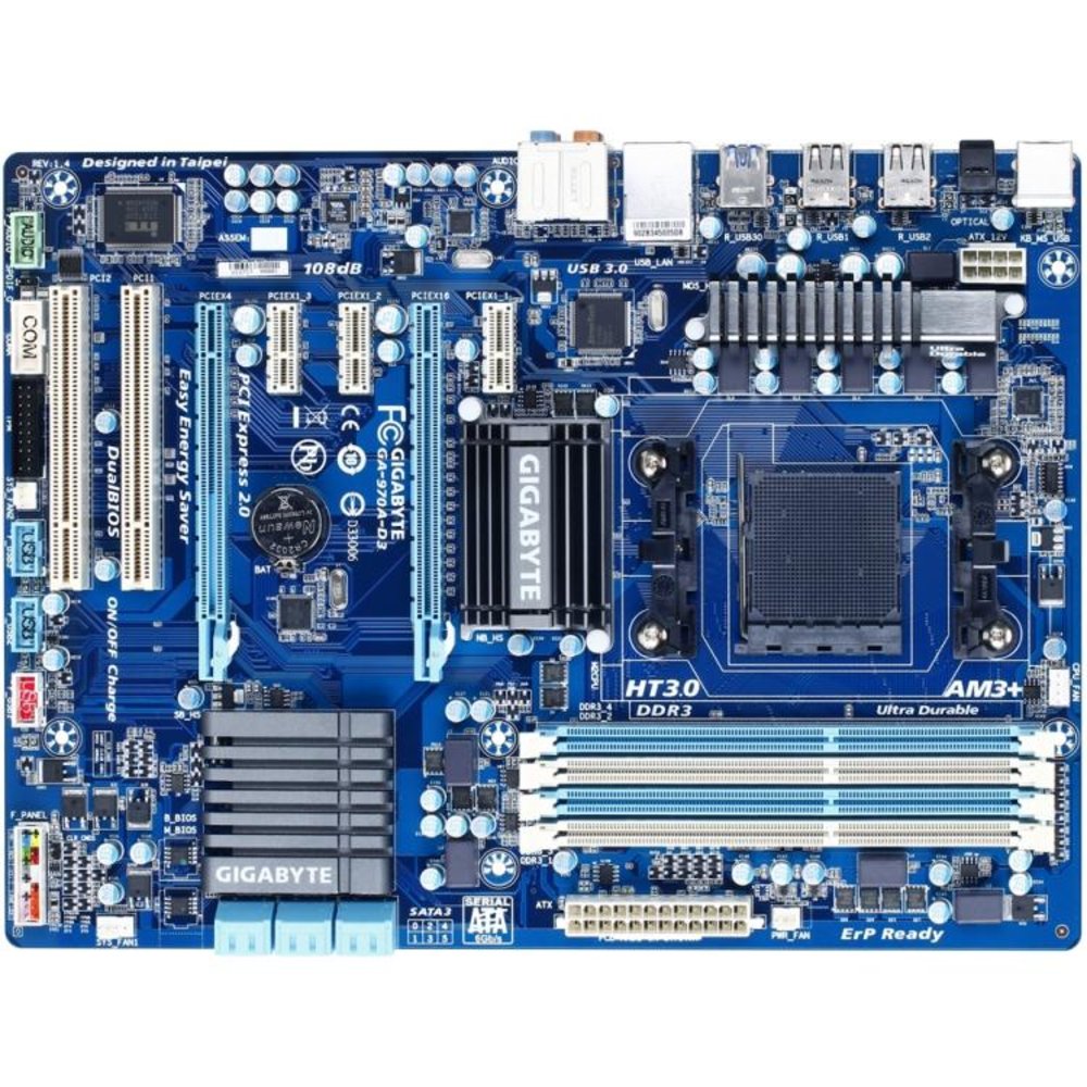 Gigabyte ga 970a d3 какой процессор