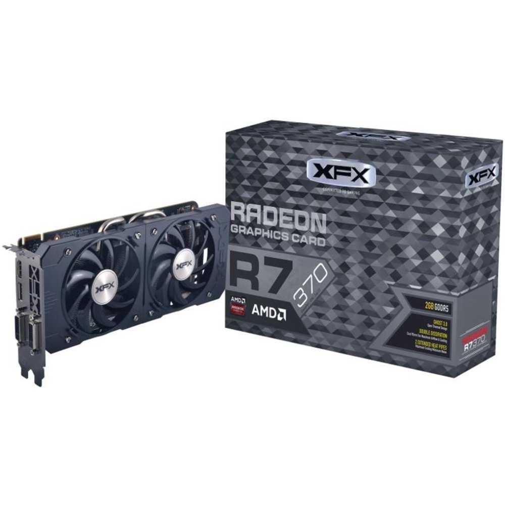 Placa de vídeo - AMD Radeon R7 370 (2GB / PCI-E) - XFX Double ...