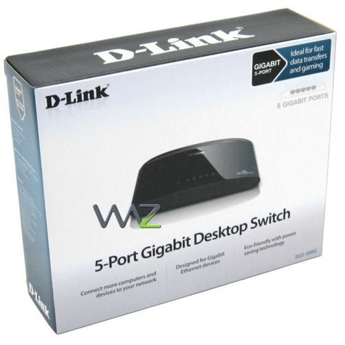 Switch 5 Portas Gigabit Dlink DGS1005G waz