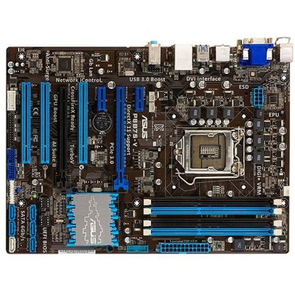 Asus p8b75 v не запускается