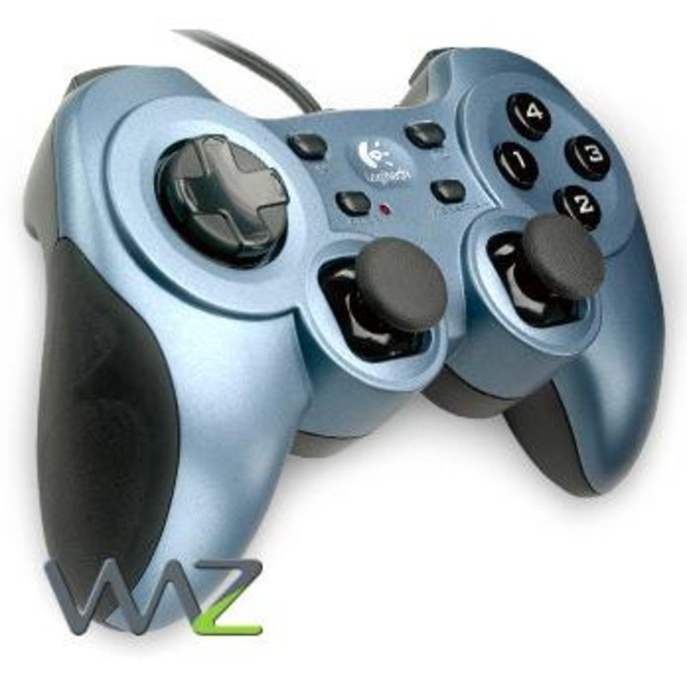 Gamepad - Logitech Rumblepad 2 - Azul/Preto - 963325-0403 - Waz