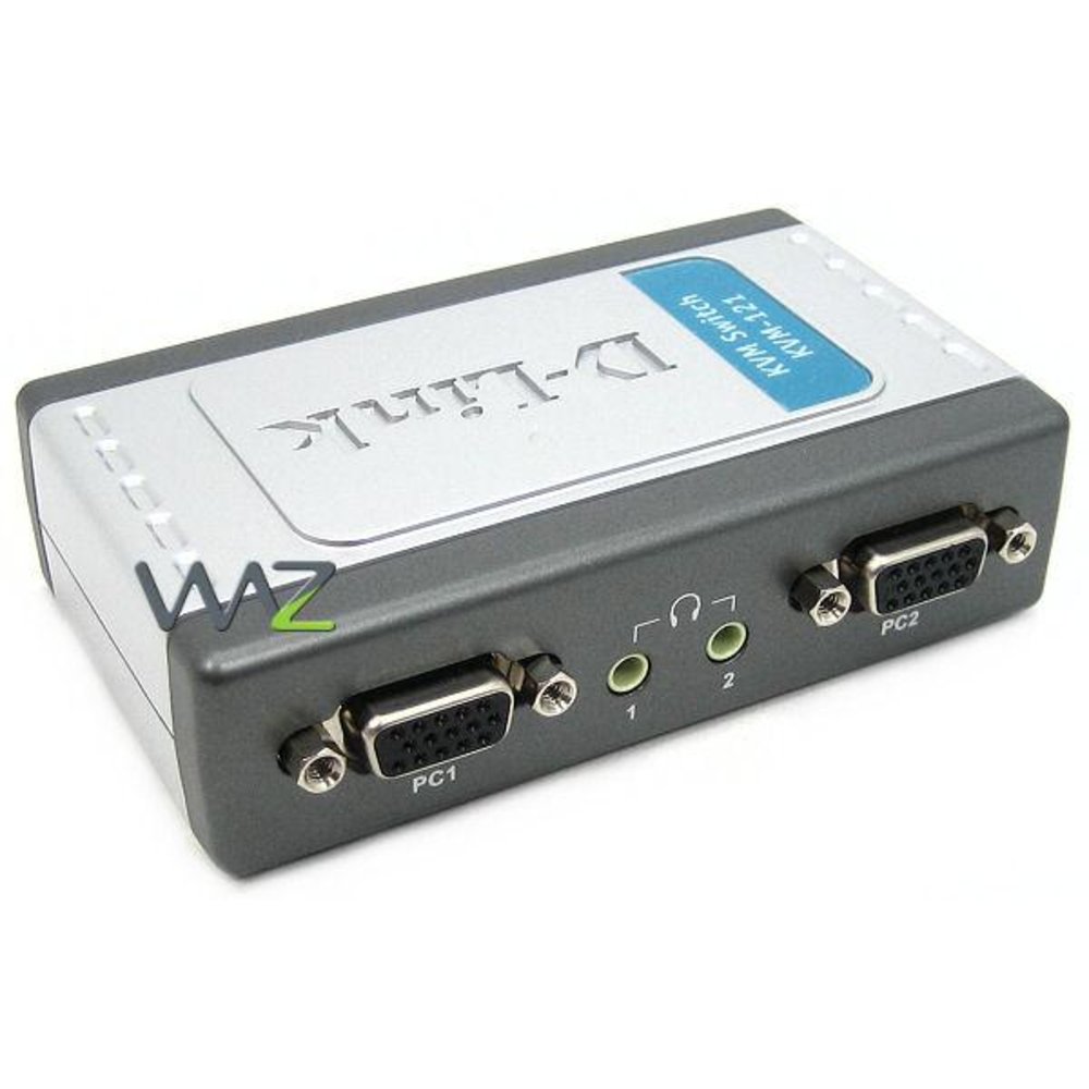 Switch KVM 2 Portas DLink KVM121 waz