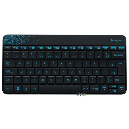 Teclado e Mouse Sem fio Logitech Wireless Combo MK240 Preto
