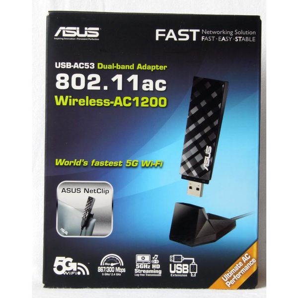 Adaptador USB Wireless - Asus - USB-AC53