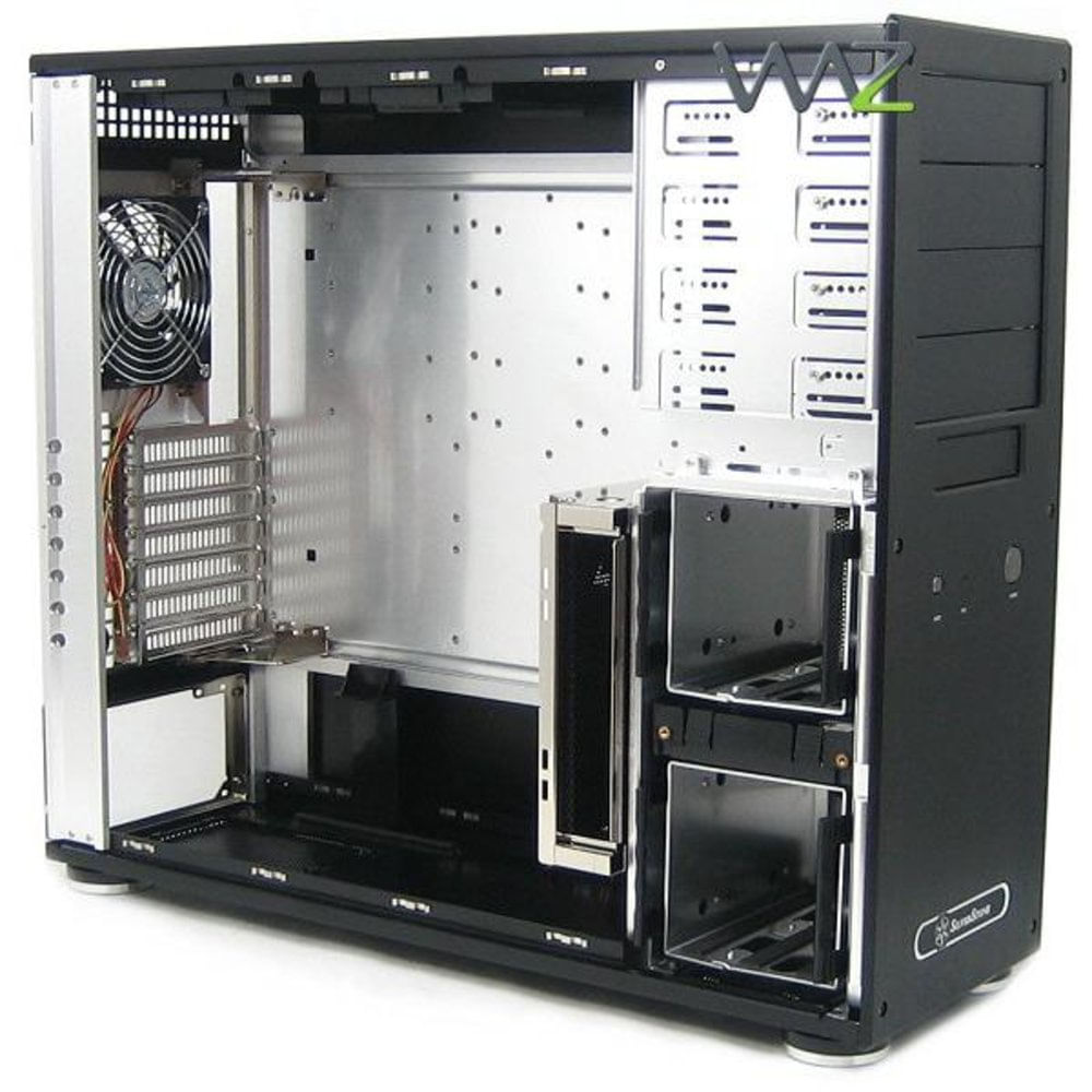 Gabinete Silverstone Temjin TJ09 - Preto - SST-TJ09B-W - waz