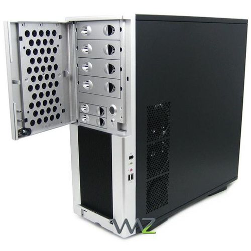 Gabinete Chieftec Mesh Series - Preto / Prata - LCX-01B-SL-B - Waz