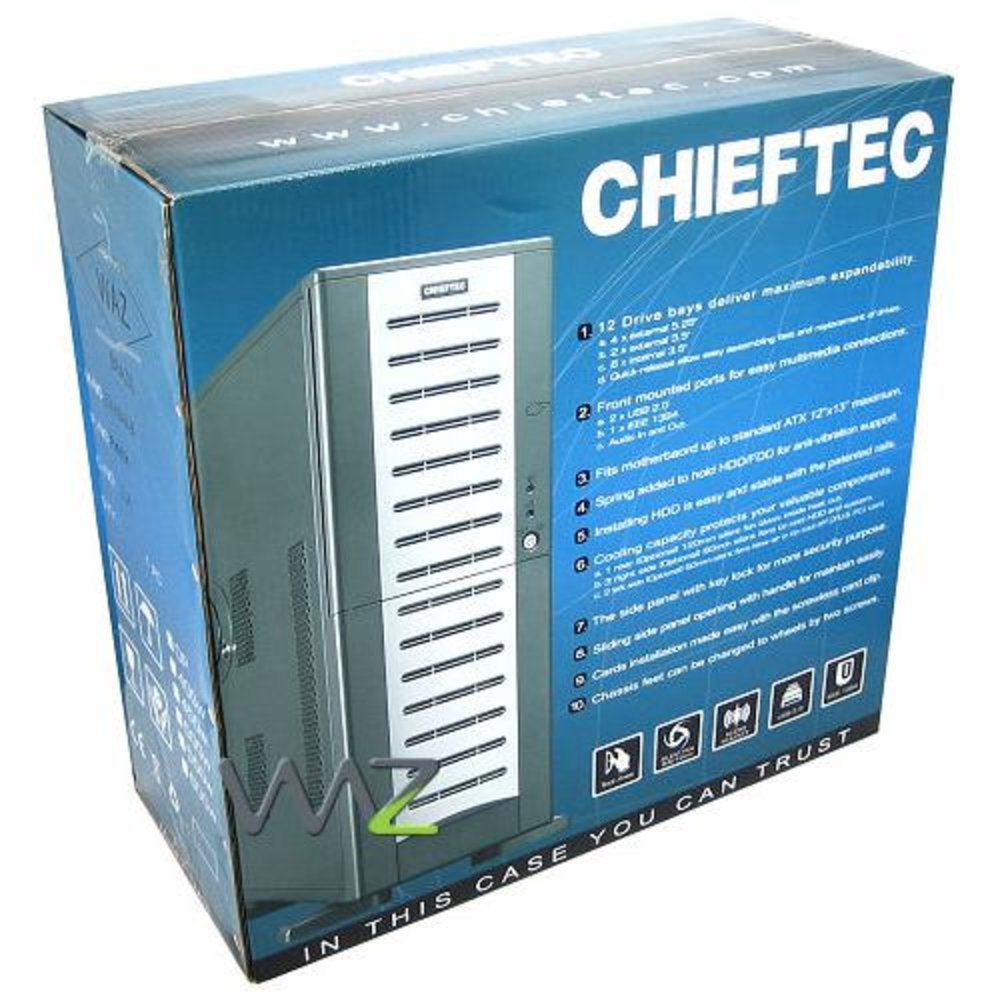 Gabinete Chieftec Mesh Series - Preto / Prata - LCX-01B-B-SL - Waz