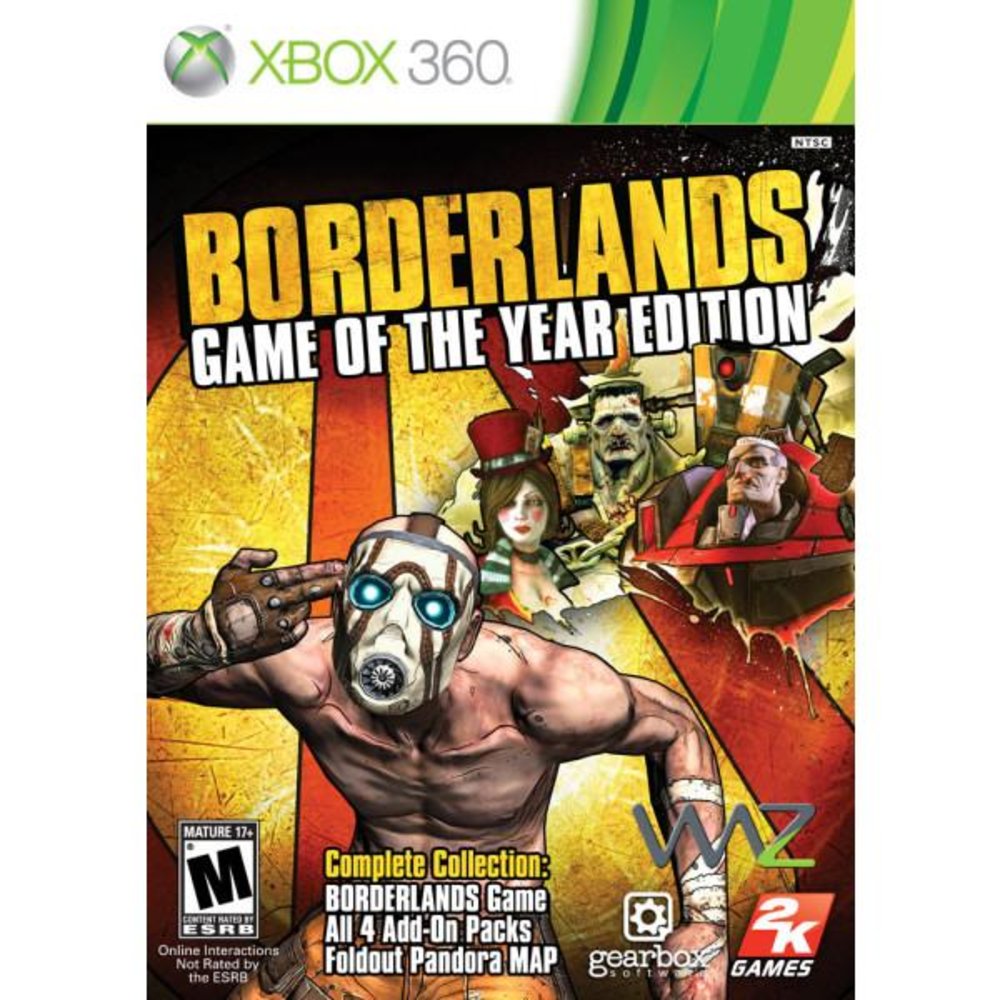 borderlands game of the year edition trophies