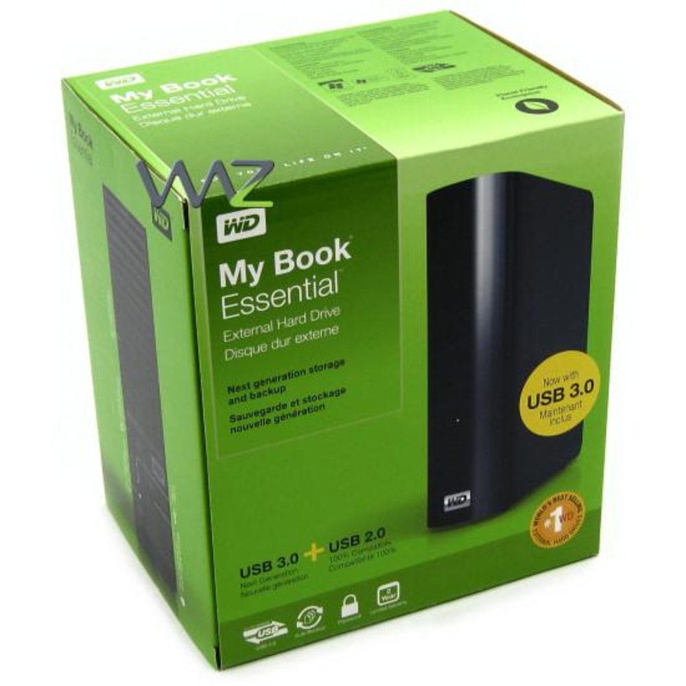 HD Externo 2.000GB (2TB) - Western Digital My Book Essential - Preto ...