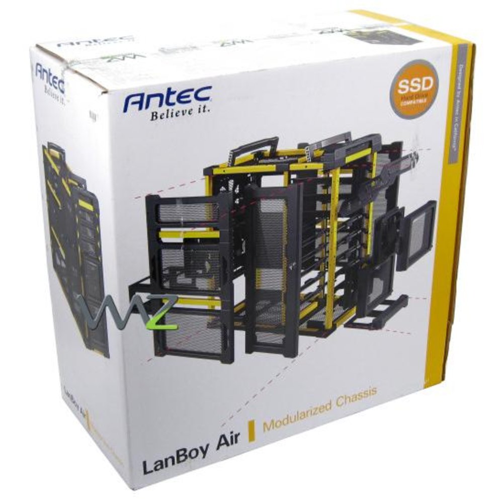 Antec LanBoy Air Yellow Preto/Amarelo waz