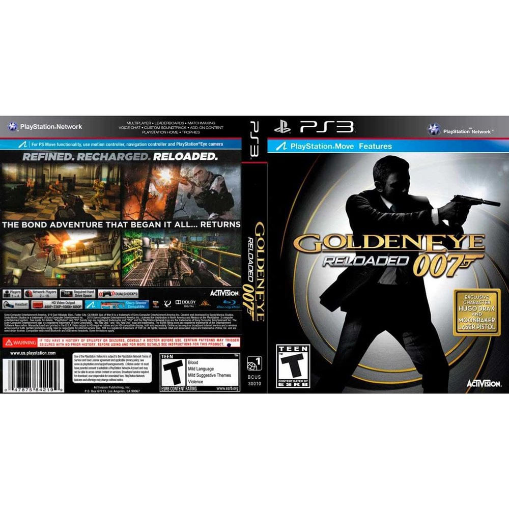 PS3 GoldenEye 007 Reloaded PS Move) waz