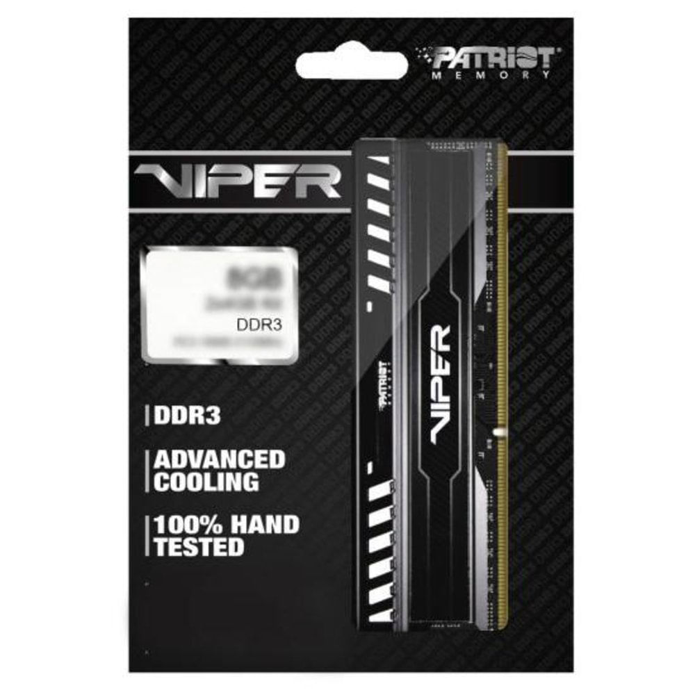 Memória DDR3 1600MHz 16GB (2x 8GB) Patriot Viper - PV316G160C9K - waz