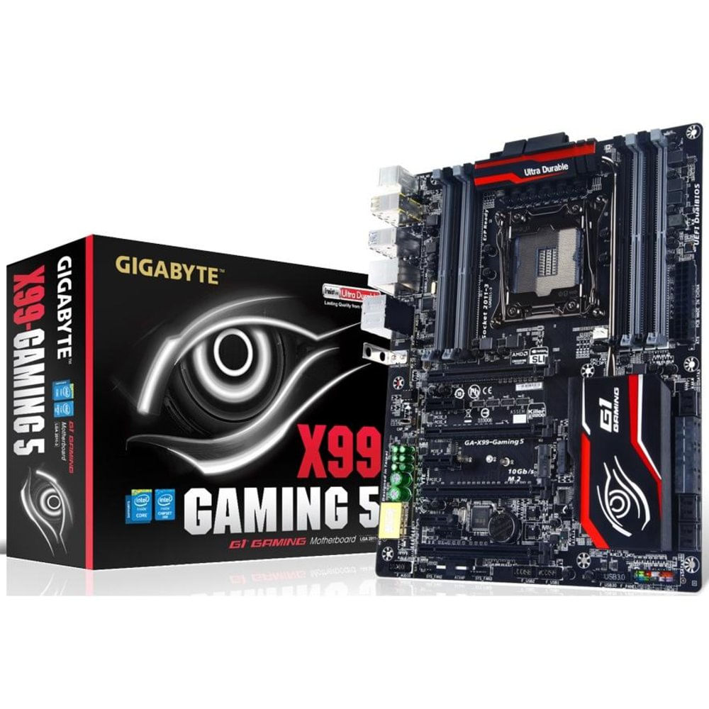 Placa Mãe Lga2011 R3 Gigabyte Ga X99 Gaming 5 Atx Waz