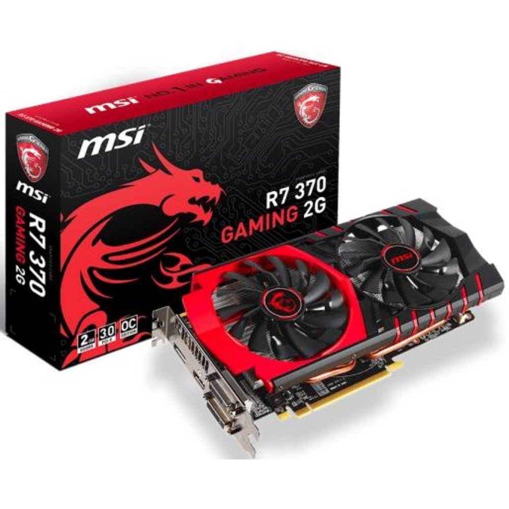 Placa de vídeo - AMD Radeon R7 370 (2GB / PCI-E) - MSI - R7-370-GAMING ...