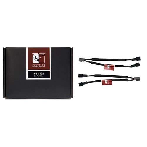 Cabo em Y p/ ventoinha - Noctua (pack com 2 unidades) - 2 x 3 pinos - 11,5cm - NA-SYC2