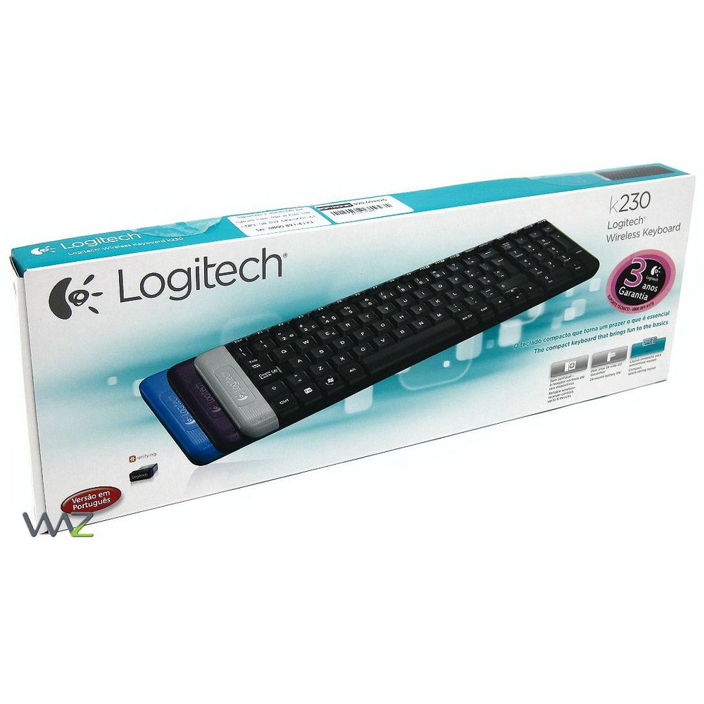 Logitech wireless keyboard k230 black usb обзор