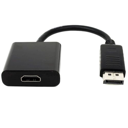 Cabo de Vídeo - Displayport (Macho) > HDMI (Fêmea) – MD9 – 6274″ /><br
/>
Part Number: 6274.Cor: Preta.Cabo adaptador passivo.Suporta transmissão de áudio e vídeo.Suporta até 5.1 canais de áudio surround.Suporta resolução de vídeo de até 2.560 x 1.600.Permite conectar um dispositivo (como um notebook ou placa mãe ou placa de vídeo) com conexão DisplayPort a um display com conexão HDMI¹.* OBS:- 1: O cabo HDMI, para ligar ao display, não está incluso (vendido separadamente).</p><hr><h2>Categoria: Informática</h2><h3>O preço de Cabo de Vídeo – Displayport (Macho) > HDMI (Fêmea) – MD9 – 6274 que conseguimos extrair do sistema no dia acima era de <strong>R$ 24.69</strong>.</h3><p>Se ocorreu mudança de preço, pode ser verificado no seguinte link: <a
target=