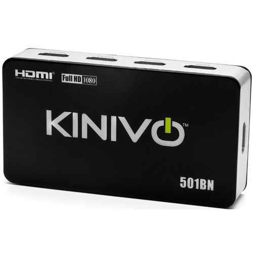 Switch HDMI 1.4 - (5x1) - Kinivo - Preto - 501BN - waz