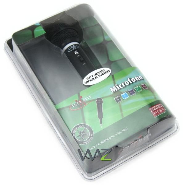 Microfone - USB/Mão - Integris - Preto - PS4719