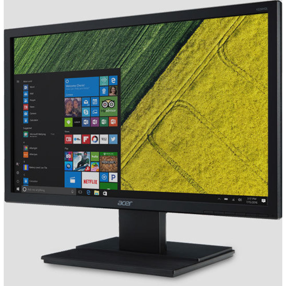 Monitor LCD (LED) 21,5pol ACER K222HQL Widescreen Preto waz