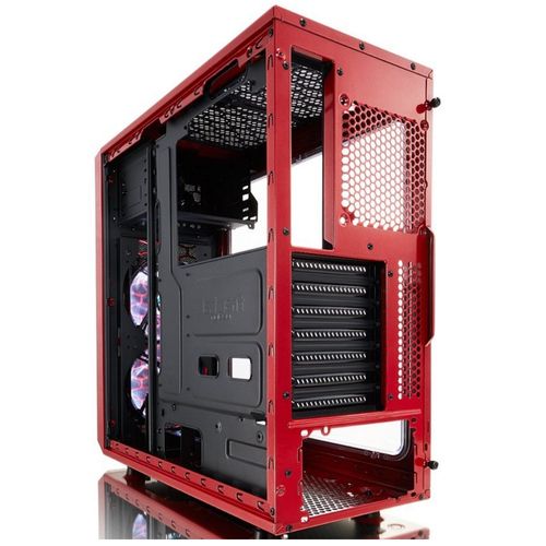 Gabinete ATX - Fractal Design Focus G - Mystic Red (c/ acrílico