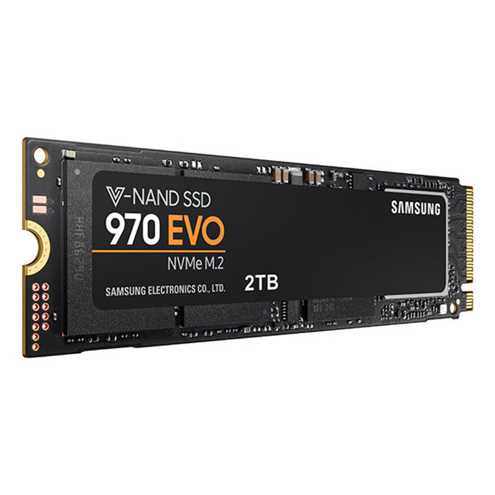 SSD - M.2 (2280 / PCIe NVMe) - 2TB - Samsung 970 Evo - MZ-V7E2T0E - waz