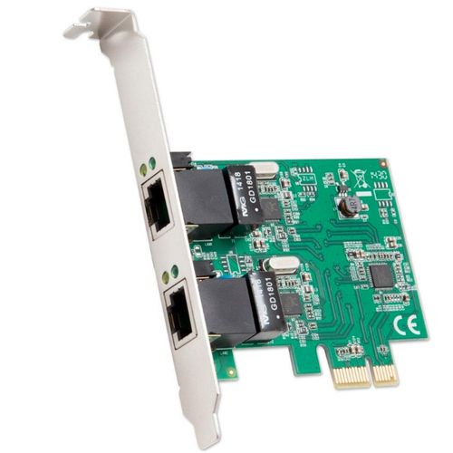Placa de Rede SYBA SD-PEX24041 (2 portas Gigabit, PCI-E 1x)