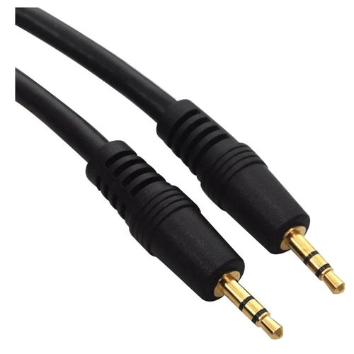 Cabo de Áudio - 3,5mm (P2 - Macho) - 2m - MD9 - Preto - 7672