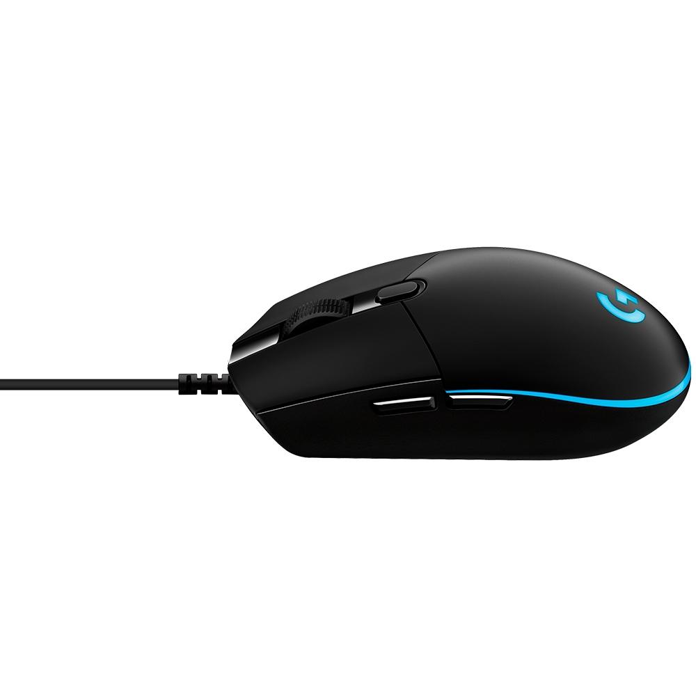 Mouse Gamer G PRO HERO Preto Logitech 910005536 waz