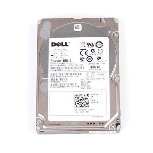 HD 600GB SAS Dell Savvio 10K.4 - ST9600204SS 07T0DW (2,5pol, 6Gb/s, 10k RPM, 16MB Cache)