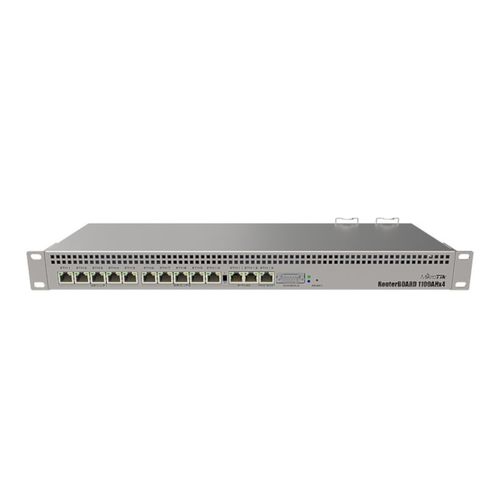 Roteador MikroTik Routerboard RB1100x4 (13x LAN, 1U rackmount, 1.4GHz CPU, 1GB RAM)
