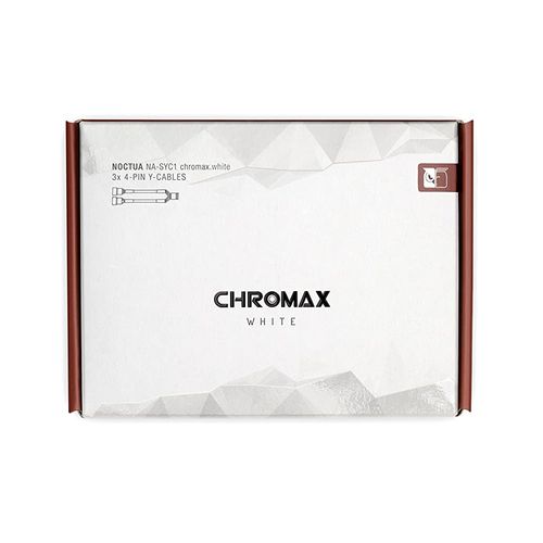Cabo em Y p/ ventoinha - 2x 4 pinos PWM - 10cm - Noctua - NA-SYC1 chromax.white
