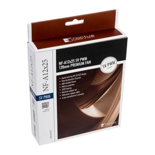 Ventoinha (Cooler) - 12cm Noctua NF-A12x25 5V PWM