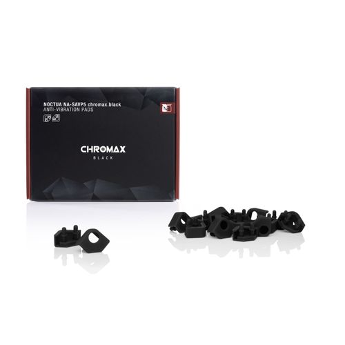 Kit Anti-Vibração p/ Ventoinhas - Noctua Anti-Vibration pads NA-SAVP5 chromax.black (pack com 16 unidades, preto)