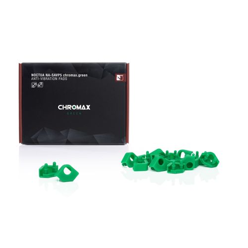 Kit Anti-Vibração p/ Ventoinhas - Noctua Anti-Vibration pads NA-SAVP5 chromax.green (pack com 16 unidades, verde)