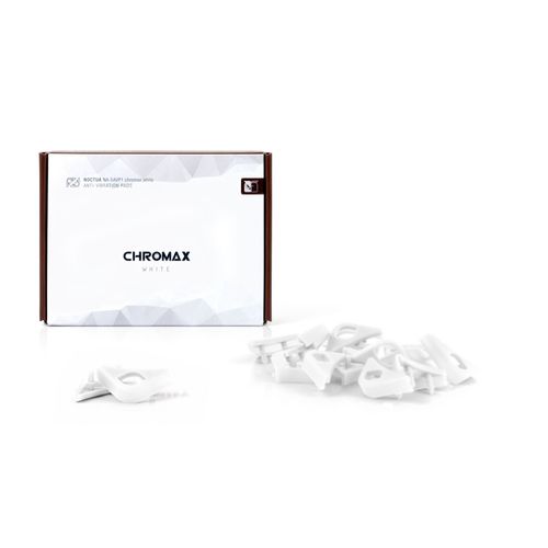 Kit Anti-Vibração p/ Ventoinhas - Noctua Anti-Vibration Pads NA-SAVP1 chromax.white (pack com 16 unidades, branco)