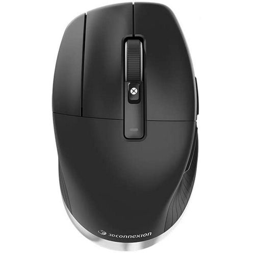 Mouse 3D - Sem fio - 3Dconnexion CadMouse Wireless - Preto/Cinza - 3DX-700079 - (Canhoto)