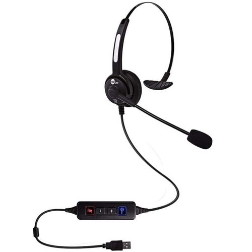 Headset Monoauricular USB - HTU 300 - TopUse - Protetor em espuma