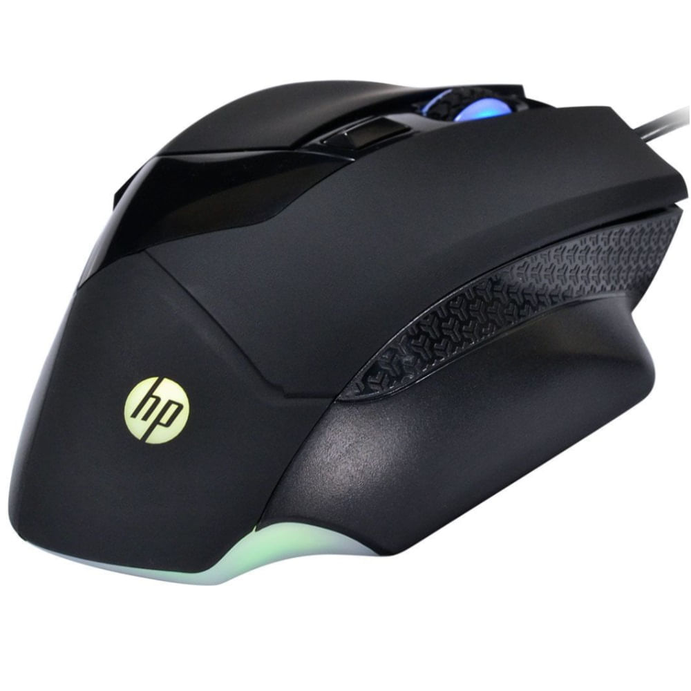 Mouse USB HP Game 4000DPI 6 botões Preto G200 waz